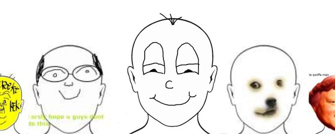Original 4chan face drawings